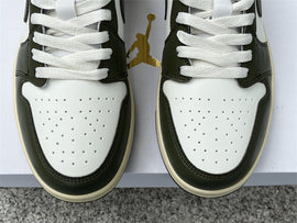 Pure original Jordan Air Jordan 1 Low White Green Item