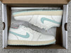 Pure original Jordan Air jordan 1 Low Sail lgloo white light green