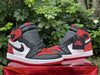 Pure original Air Jordan 1 High OG "Ruby" Red Snake Ruby
