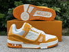 Value for money LOUIS VUITTON Trainer White and Yellow Denim