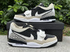Pure original Jordan Legacy 312 Low black and white