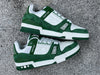 Value for money LOUIS VUITTON Trainer White Green Denim