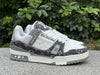 Value for money LOUIS VUITTON Trainer White Grey Denim