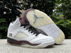Pure original A Ma Maniére x Air Jordan 5 "Violet Ore" white and brown