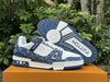 Value for money LOUIS VUITTON Trainer White Blue
