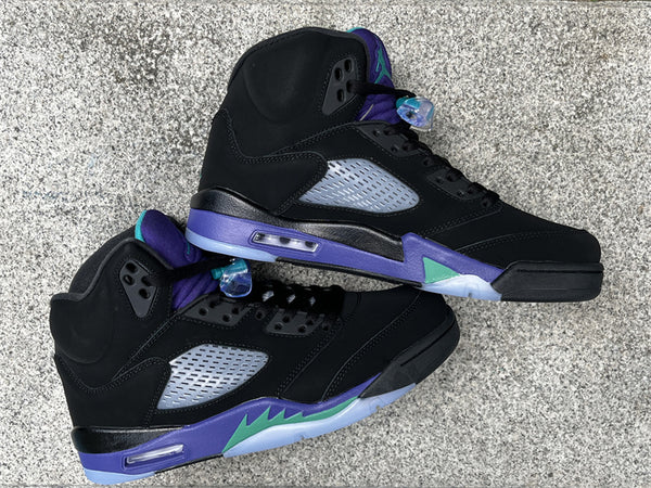 Pure original Jordan Air Jordan 5 Retro Black Grape Black Purple Grape