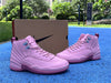 Pure original Air Jordan 12 GS Pink
