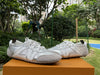 Original Louis Vuitton Sneakerina leather round toe lace-up ballet