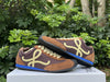 Pure original LOEWE Ballet Runner 2.0 nylon cowhide round toe