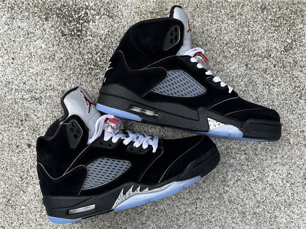 Pure original Air Jordan 5 "Black Metallic Reimagined"
