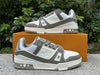 Value for money LOUIS VUITTON Trainer White Grey
