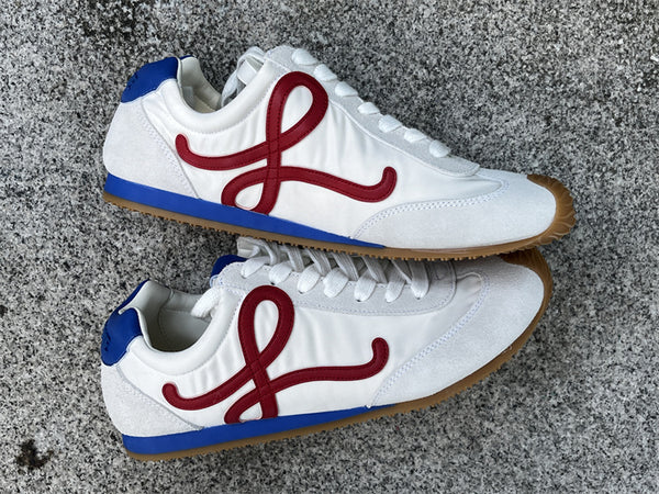 Pure original LOEWE Ballet Runner 2.0 calf leather round toe lace-up