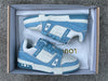 Value for money LOUIS VUITTON Trainer White Blue