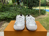 Original Louis Vuitton Sneakerina leather round toe lace-up ballet
