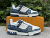 Value for money LOUIS VUITTON Trainer White Blue