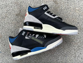 Company level Jordan Air Jordan 3 OG "CHILE RED" black, gray and red