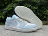Pure original Jordan Air Jordan 1 Low blue and white