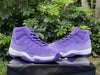 Pure original Air Jordan 11 "Purple Rain" purple velvet Item