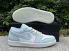 Pure original Jordan Air Jordan 1 Low blue and white