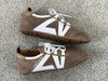 Original Louis Vuitton Sneakerina leather round toe lace-up ballet