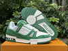 Value for money LOUIS VUITTON Trainer White Green Denim