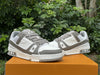 Value for money LOUIS VUITTON Trainer White Grey
