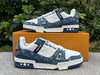 Value for money LOUIS VUITTON Trainer White Blue