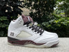 Pure original A Ma Maniére x Air Jordan 5 "Violet Ore" white and brown