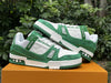 Value for money LOUIS VUITTON Trainer White Green Denim