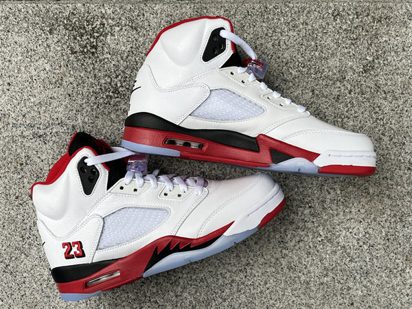 Pure original Air Jordan 5 Fire Red 