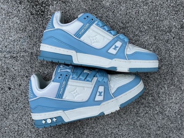 Value for money LOUIS VUITTON Trainer White Blue