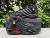 Pure original Air Jordan 14 "Last Shot" black and red last shot