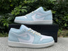 Pure original Jordan Air Jordan 1 Low blue and white