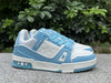 Value for money LOUIS VUITTON Trainer White Blue