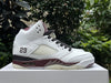 Pure original A Ma Maniére x Air Jordan 5 "Violet Ore" white and brown