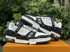 Value for money LOUIS VUITTON Trainer White and Black Denim