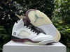 Pure original A Ma Maniére x Air Jordan 5 "Violet Ore" white and brown