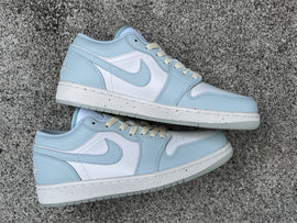 Pure original Jordan Air Jordan 1 Low blue and white