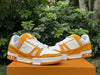 Value for money LOUIS VUITTON Trainer White and Yellow Denim