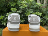 Value for money LOUIS VUITTON Trainer White Grey
