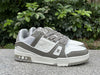 Value for money LOUIS VUITTON Trainer White Grey