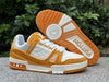 Value for money LOUIS VUITTON Trainer White and Yellow Denim