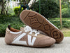 Original Louis Vuitton Sneakerina leather round toe lace-up ballet