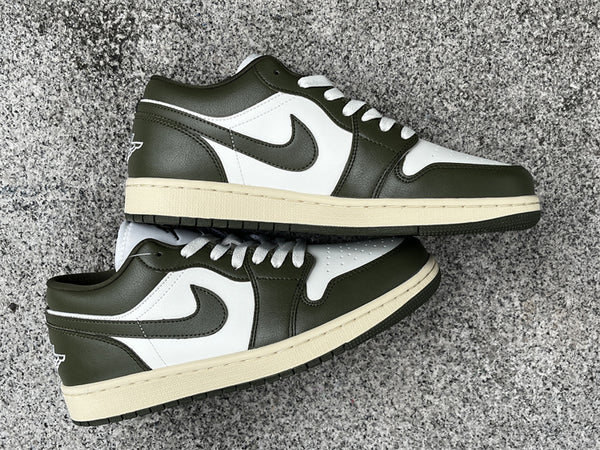 Pure original Jordan Air Jordan 1 Low White Green Item