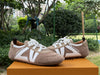 Original Louis Vuitton Sneakerina leather round toe lace-up ballet