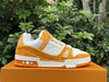 Value for money LOUIS VUITTON Trainer White and Yellow Denim
