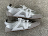 Original Louis Vuitton Sneakerina leather round toe lace-up ballet