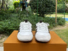 Original Louis Vuitton Sneakerina, sheepskin round toe lace-up, ballet