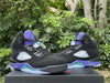 Pure original Jordan Air Jordan 5 Retro Black Grape Black Purple Grape