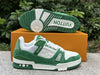 Value for money LOUIS VUITTON Trainer White Green Denim